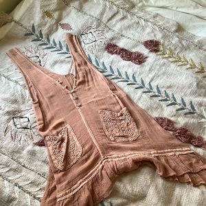 Jen’s Pirate Booty 100% gauze cotton bohemian style dress or cover up.